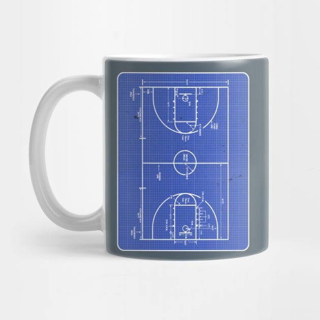 Basketball Court Blueprint by RAADesigns